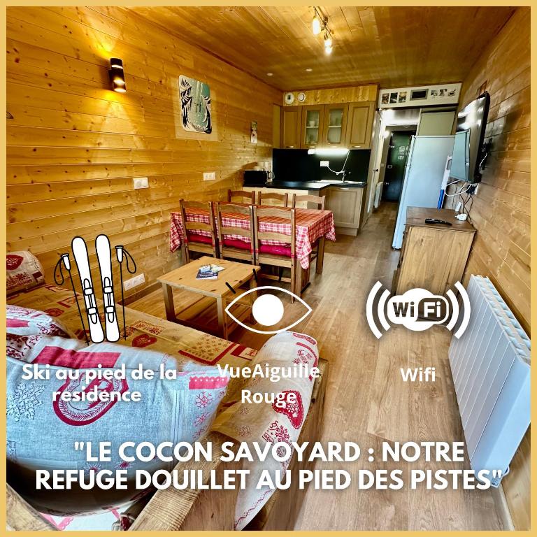 Fotografie z fotogalerie ubytování Le Cocon Savoyard - Arc 2000 - Ski IN-OUT - Ménage inclus en saison d'hiver - Conciergerie du Varet v destinaci Arc 2000