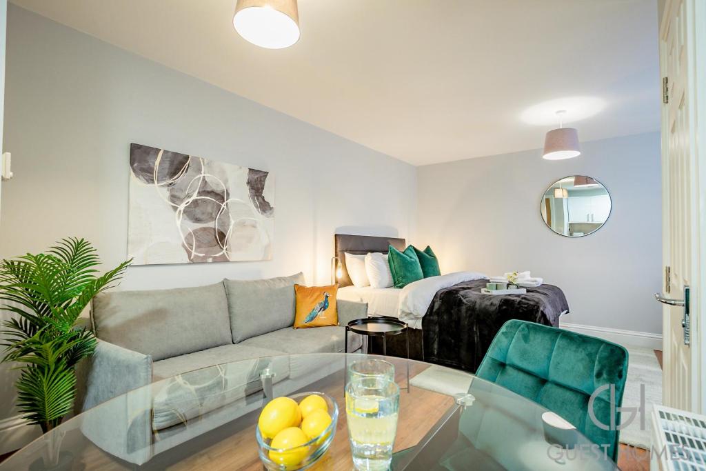 Χώρος καθιστικού στο Guest Stays - Bridge Street Studio 1