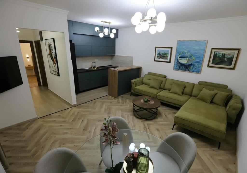 Posezení v ubytování Stay Point Jerry - Podgorica City Apartment