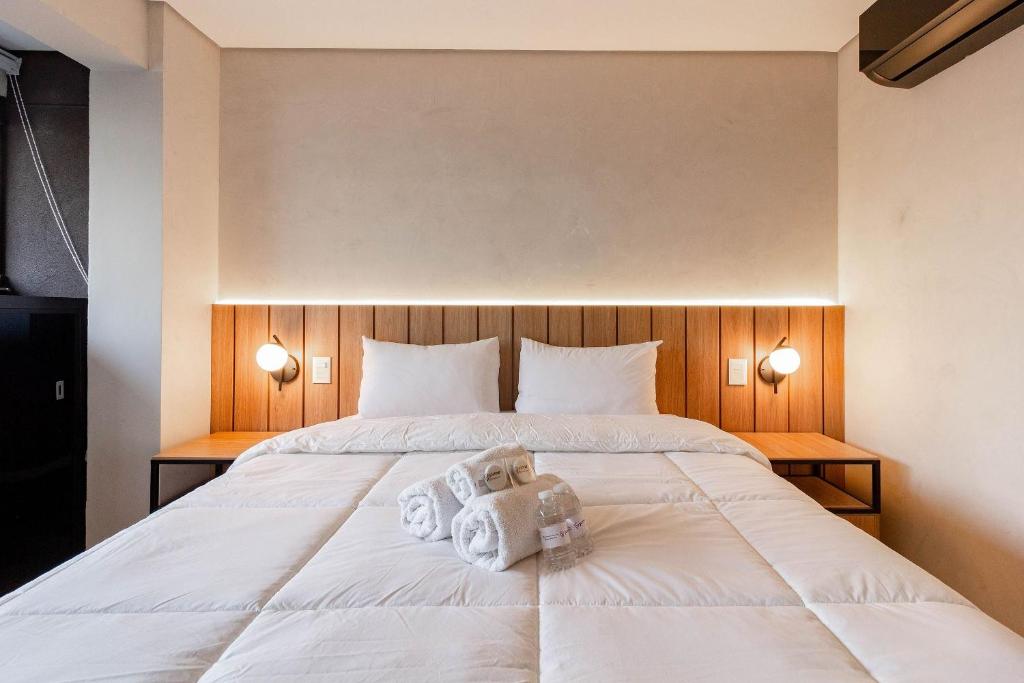 Llit o llits en una habitació de Yume One Perdizes