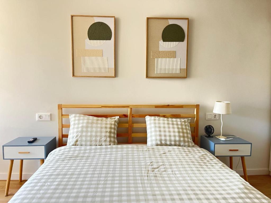 Ένα ή περισσότερα κρεβάτια σε δωμάτιο στο Mercado del Carmen Living