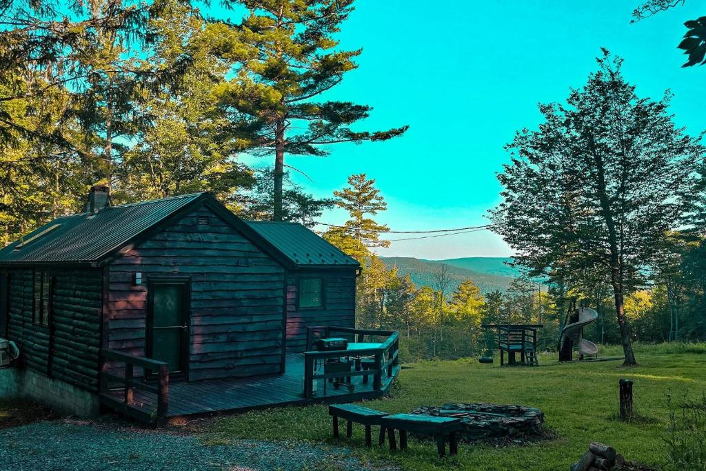 Naturlandskabet i nærheden af feriehuset