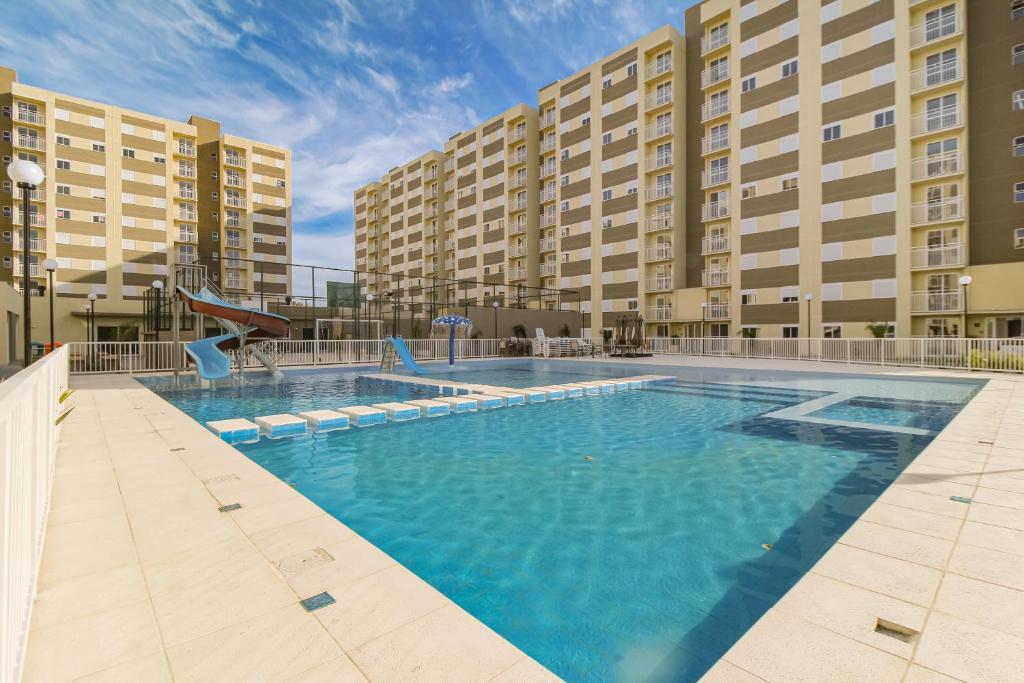 Πισίνα στο ή κοντά στο APT° Aconchegante Acqua Park