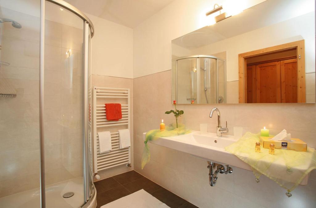 Koupelna v ubytování Charme Hotel Friedrich