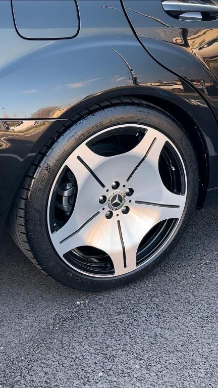 a close up of a wheel of a car at Leo in Baku