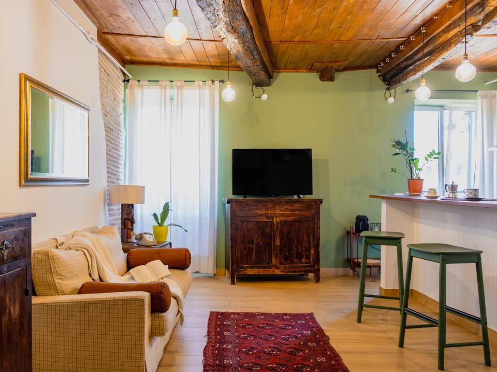 Μια τηλεόραση ή/και κέντρο ψυχαγωγίας στο Adelaide al Borgo.