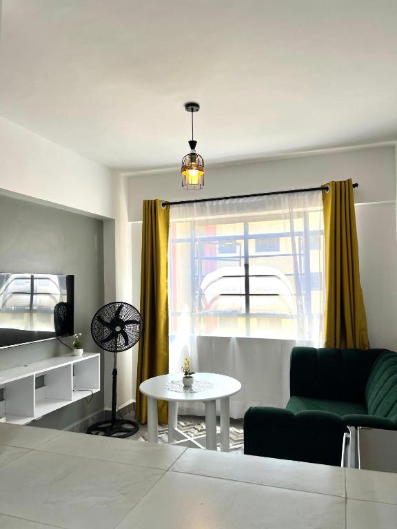 Χώρος καθιστικού στο Happy Homes BnB