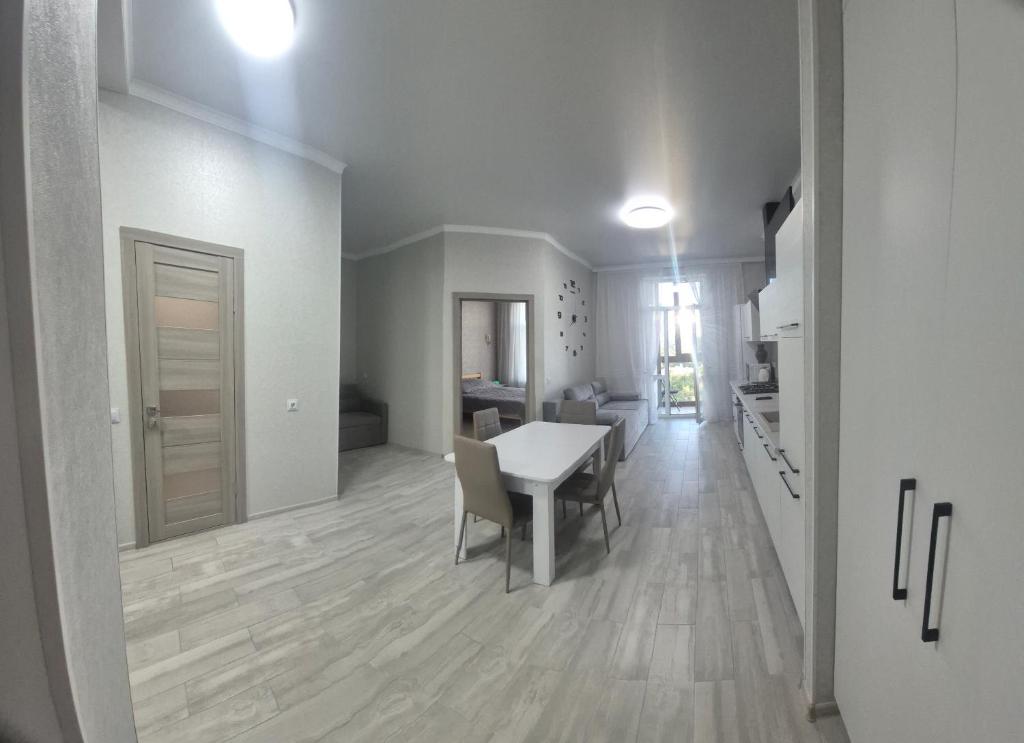 Køkken eller tekøkken på Zolotoj Bereg