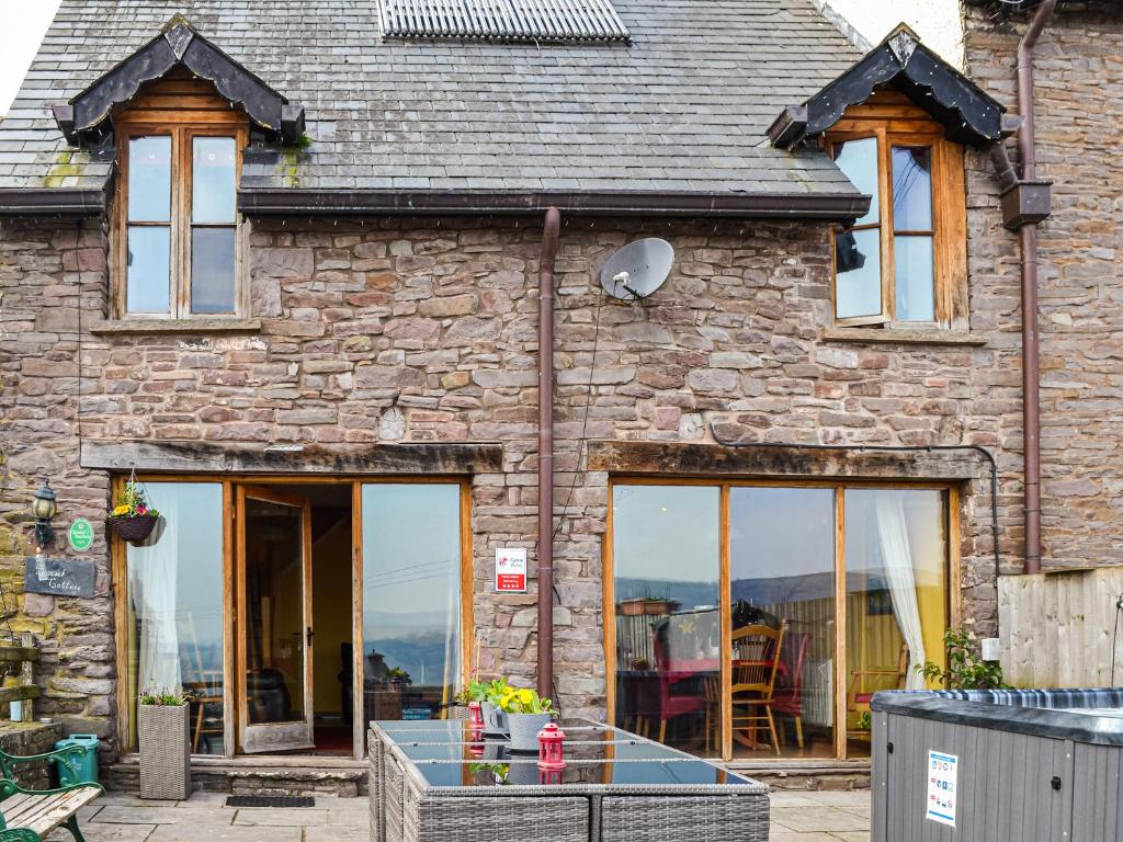 Bygningen som feriehuset ligger i