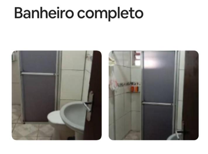 Koupelna v ubytování Casa na praia Paraná