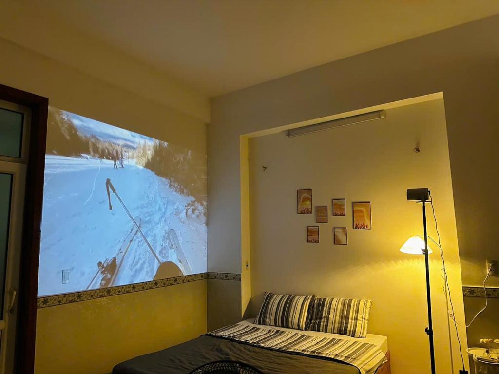 Et tv og/eller underholdning på Chill Homestay Đồng Hới