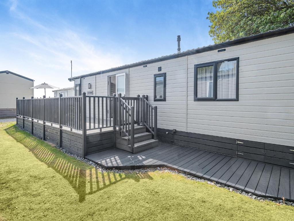 Bygningen som feriehuset ligger i