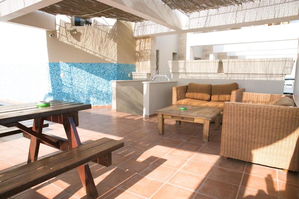 Posezení v ubytování Motel Aviv