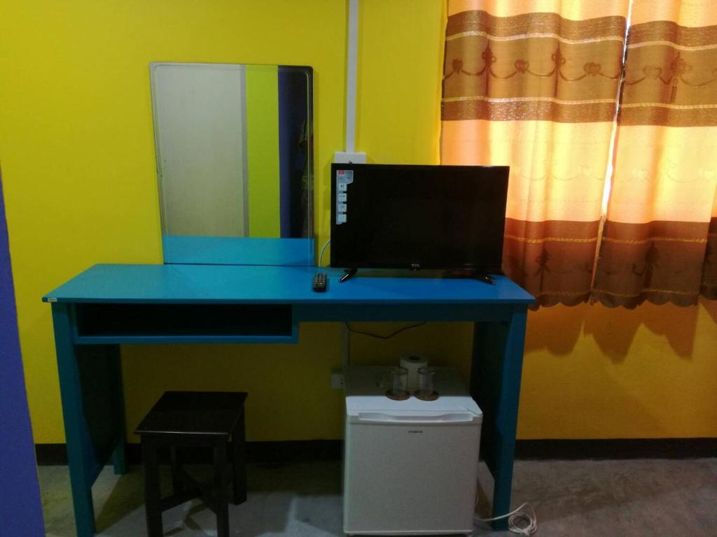 TV a/nebo společenská místnost v ubytování Rc Guest House