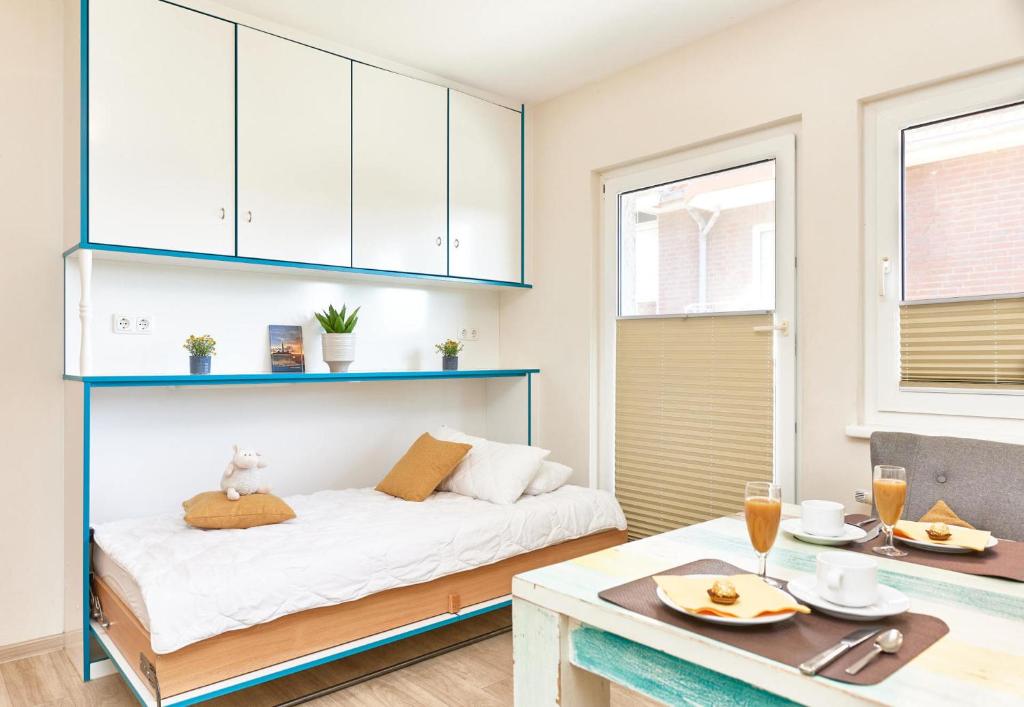 Postel nebo postele na pokoji v ubytování Pamir - 26