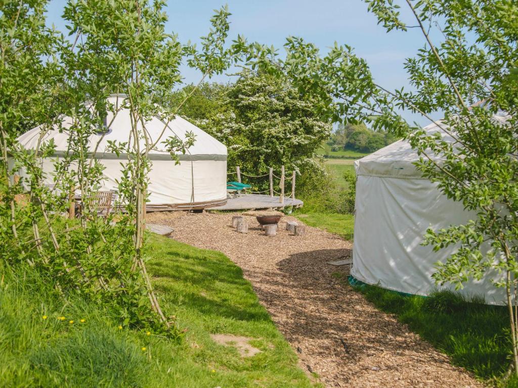 Κήπος έξω από το Skylark Yurt - Ukc6946
