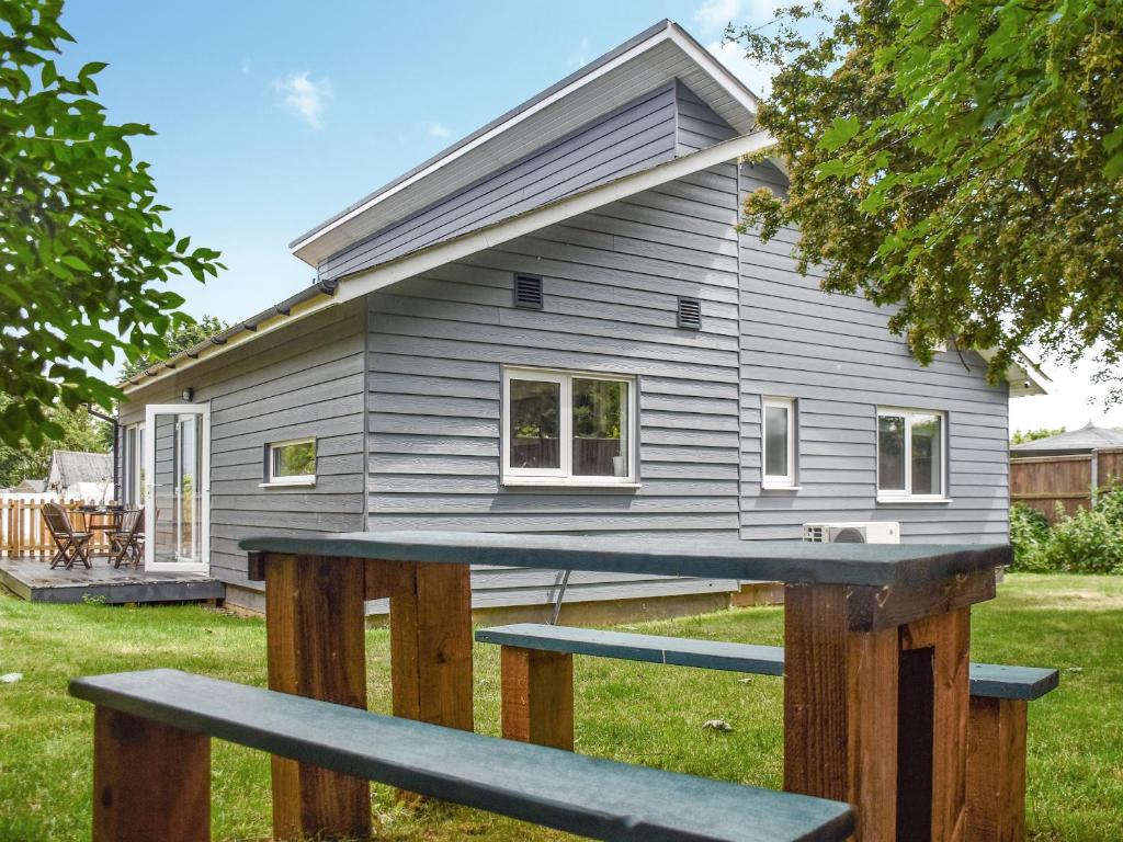 Bygningen som feriehuset ligger i