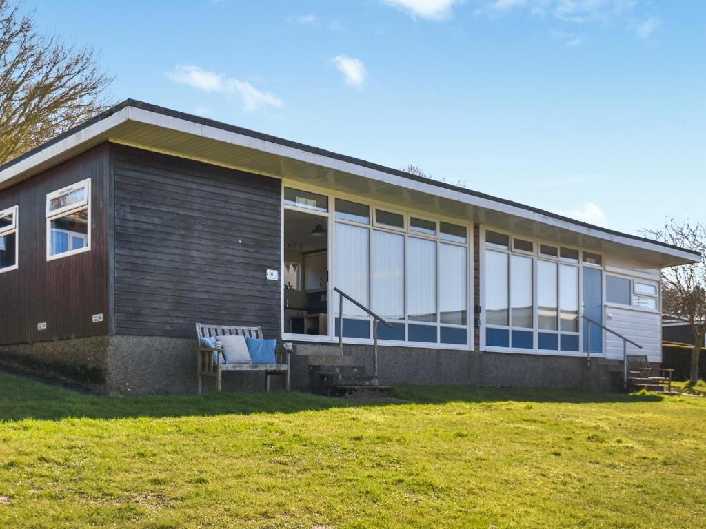 Bygningen som feriehuset ligger i