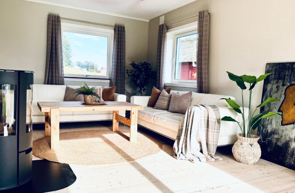 Posezení v ubytování Central and rural house with beautiful view