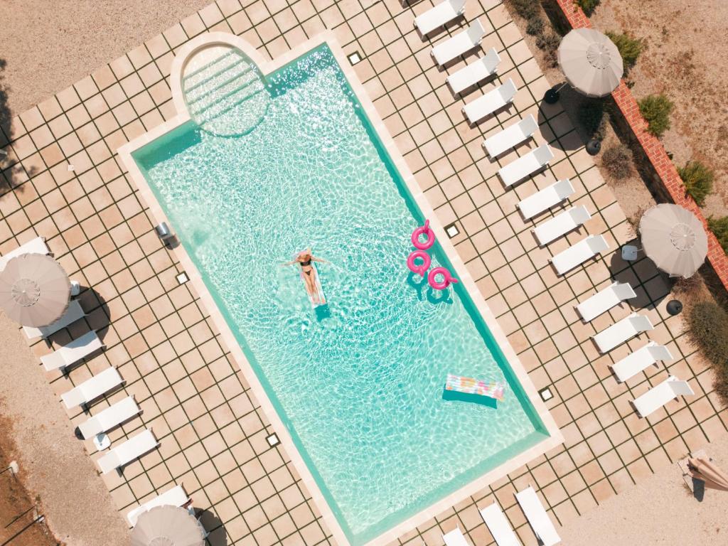 Swimmingpoolen hos eller tæt på Azienda Agricola Bontà della Terra