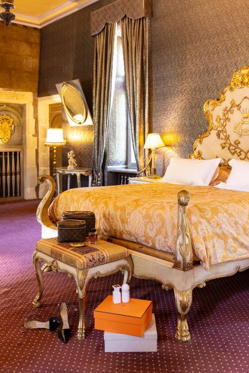 Château de Codignat - Habitación Con Cama Grande Y Vistas Al Jardín
