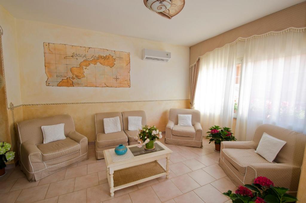 Posezení v ubytování A.I.R. Hotel Gabbiano