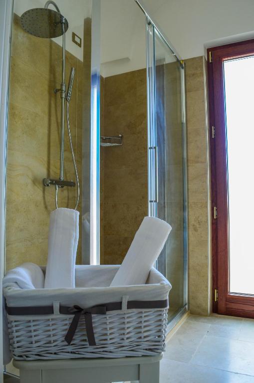 Koupelna v ubytování Hotel Masseria Tutosa