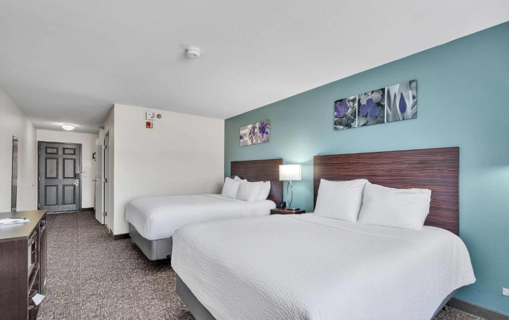 Sleep Inn & Suites near Spirit Mountain - Queen Kamer Met 2 Queensize Bedden