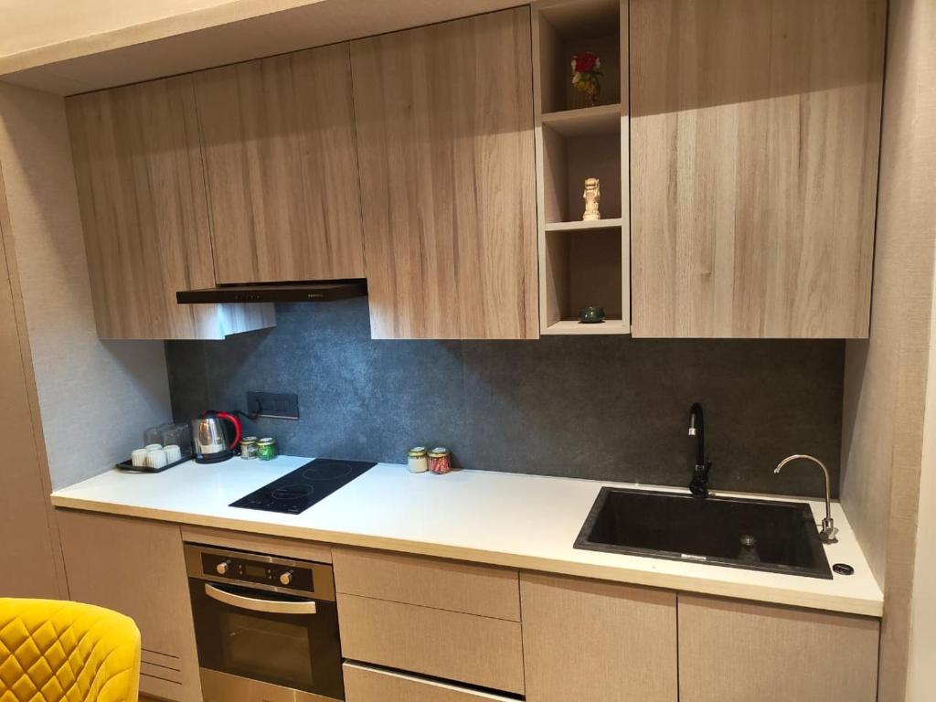 Dapur atau dapur kecil di Serene Studios