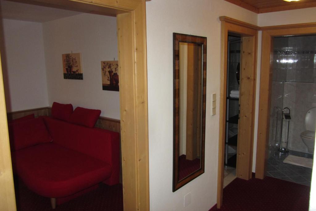 Koupelna v ubytování Hotel Garni Landhaus Trenkenbach