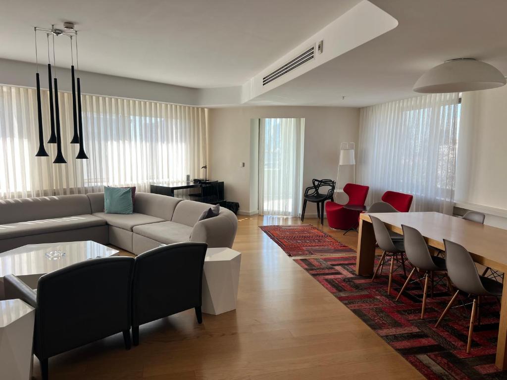 Et opholdsområde på Akmerkez Residence