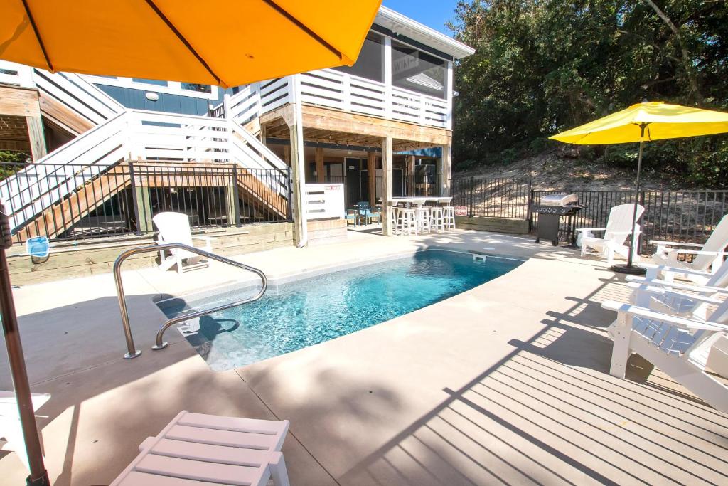 Πισίνα στο ή κοντά στο Oceanside- Private Pool, Dogs Welcome-OD2, Sea Dog Escape