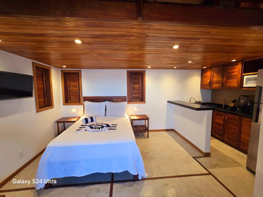 Kuchyň nebo kuchyňský kout v ubytování Casa Ó Paí - Chalés em Pontal de Maceió