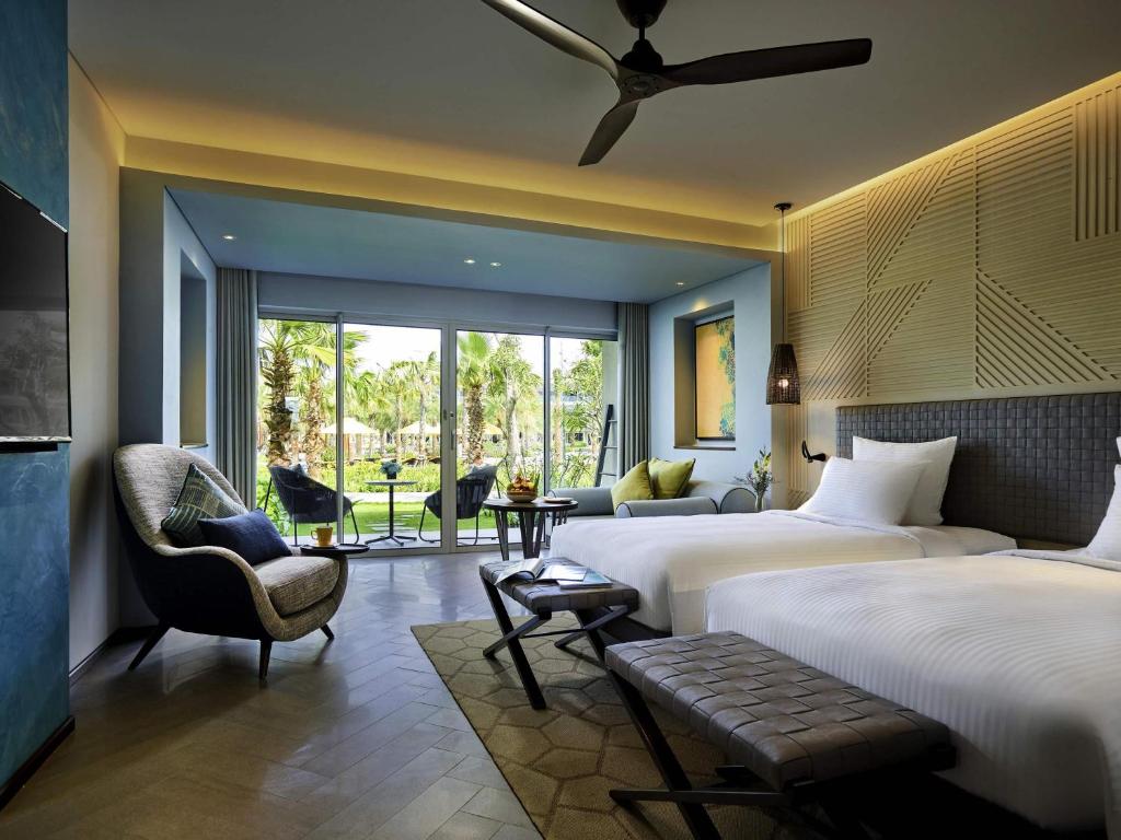 Phòng Deluxe 2 Giường Đơn Nhìn Ra Vườn