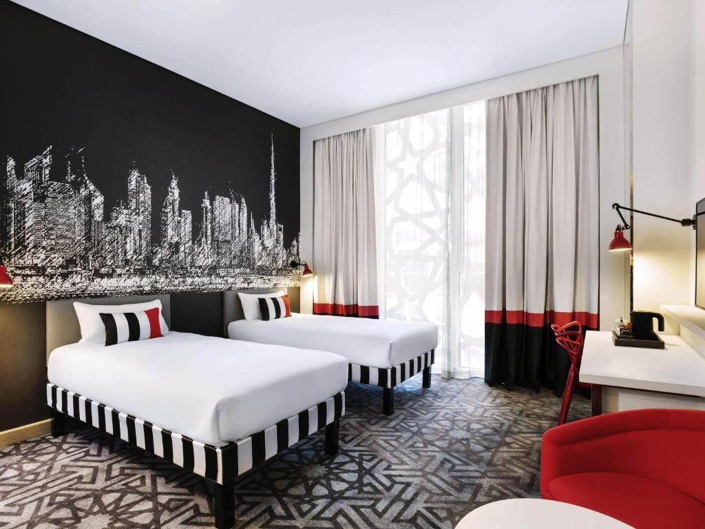 
Twin Room - DXB Free Airport Pick up & Drop off T1&T3, Free Shuttle Service to La Mer Beach, Dubai Outlet Mall & Dubai Festival City
