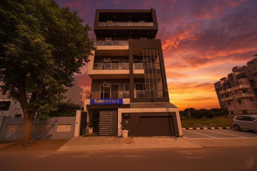 a building with a sign that reads god cities at Via Alpha in Gurgaon
