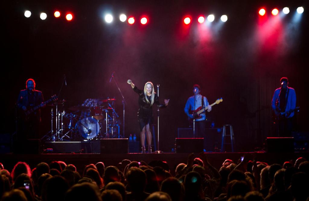 a group of people on a stage in front of a crowd at Gold Country Casino Resort in Oroville