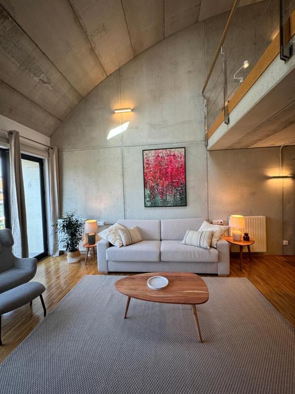 Χώρος καθιστικού στο Loft Diseño