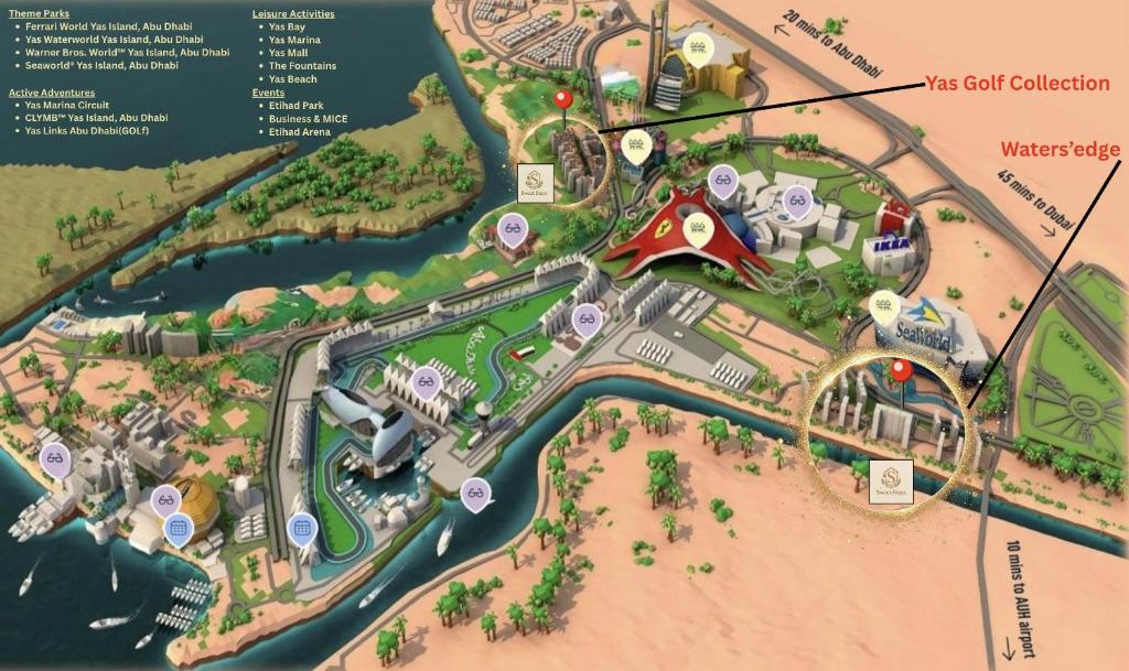 Walk To Mall, Chic Decor 1br! Near Ferrari, F1 - Resim 31