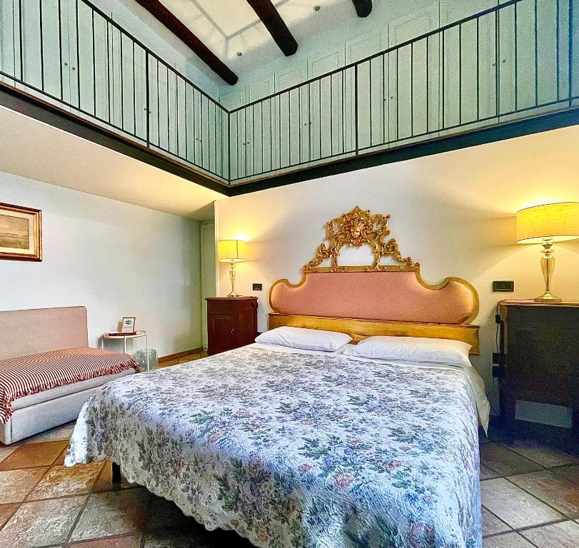 En eller flere senge i et værelse på B&B Palazzo Solimena