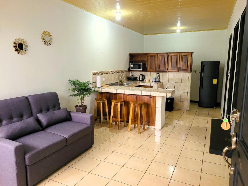 Kuchyň nebo kuchyňský kout v ubytování Butterfly Apartments