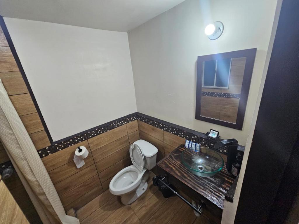 Phòng tắm tại Hotel Cadillac