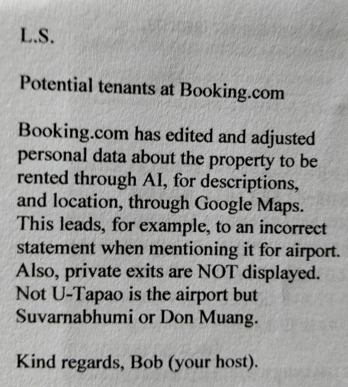 a page of a book with a document on it at View Talay resort 5c condo 115A minimum stay 29 nights in Pattaya South