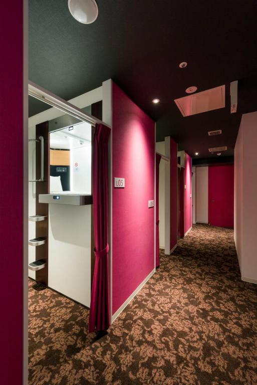 TV a/nebo společenská místnost v ubytování Hotel M Matsumoto