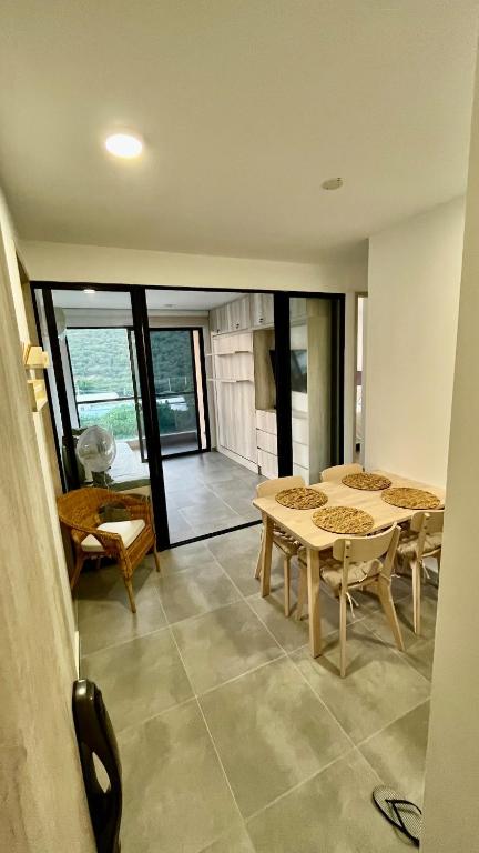 Una cocina o cocineta en Samaia Loft