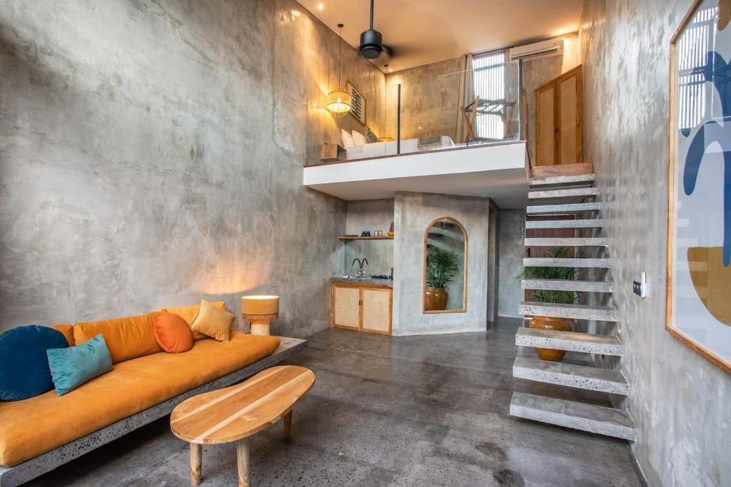 Χώρος καθιστικού στο The Echo Studios 100m to beach