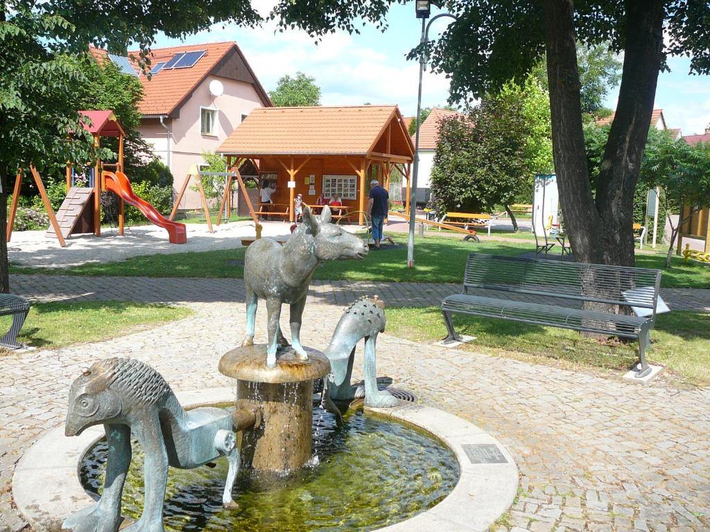Herní místnost nebo prostor pro děti v ubytování Penzion U Štoly