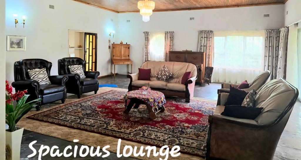 Posezení v ubytování Wits-End Accommodation