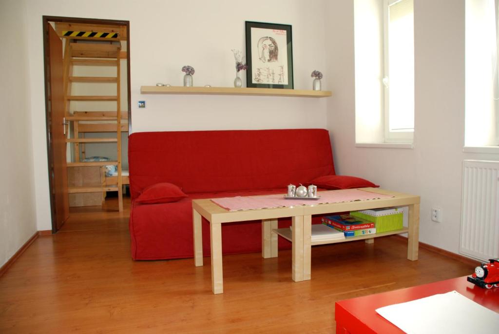 Posezení v ubytování Apartmán Jeseník