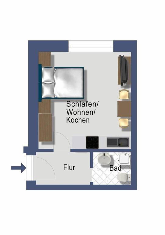 Appartementhaus Schleiblick - Habitación Económica